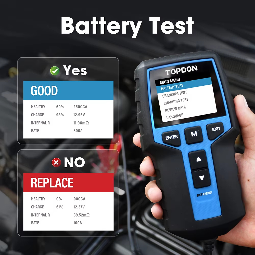 TOPDON BT200 Digital Battery A - Topdon Tc001 Thermal Camera ulasan dan harga