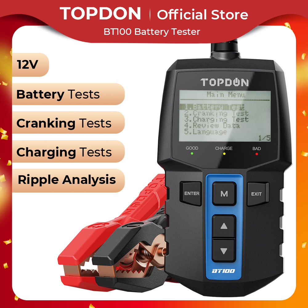 TOPDON BT100 12V Car Battery T - Topdon Tc001 Thermal Camera ulasan dan harga