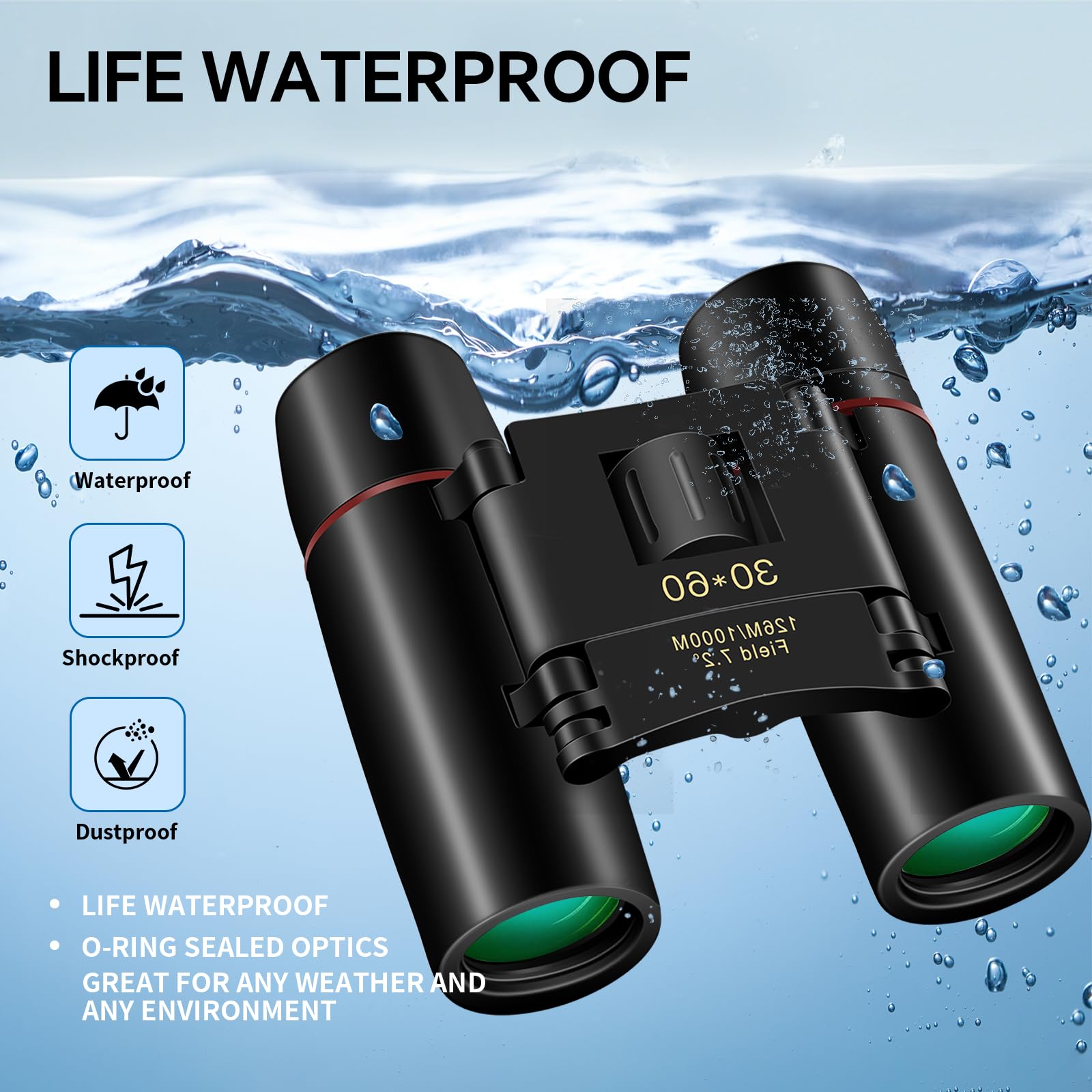 30x60 Binoculars for Adults Sm - Hunting Thermal Imaging Scope ulasan dan harga