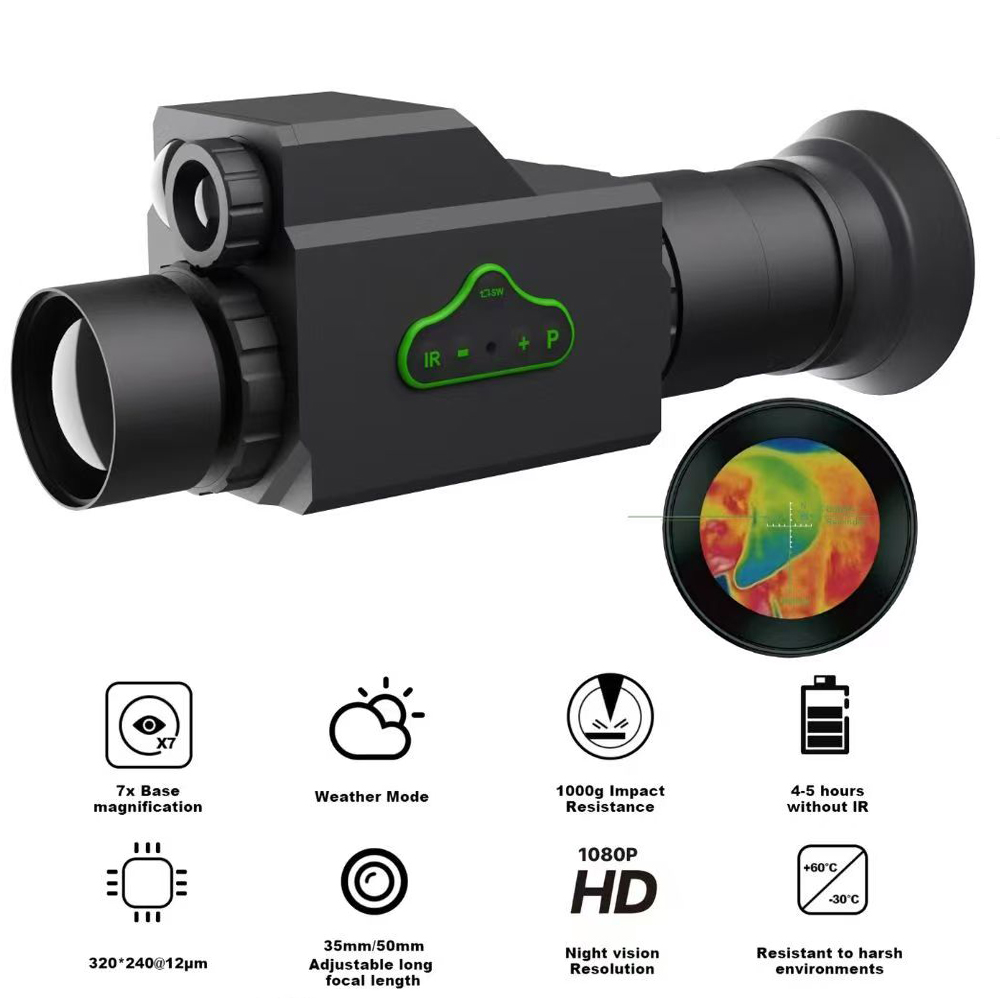 MV265 Pro Head Mounted Monocul - Thermal Scope Night Vision Monocular ulasan dan harga