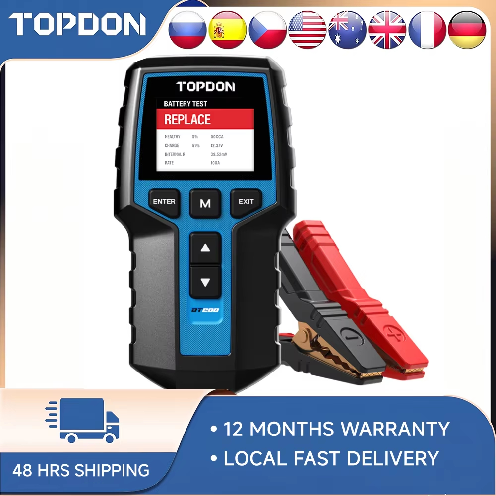 TOPDON BT200 Car Battery Teste - Topdon Tc001 Thermal Camera ulasan dan harga