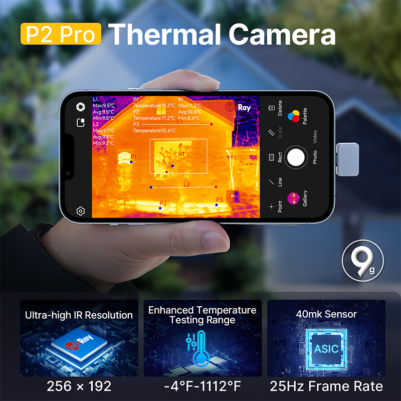 Infiray P2 Pro Thermal Camera  - Nf 521 Thermal Imaging Camera ulasan dan harga