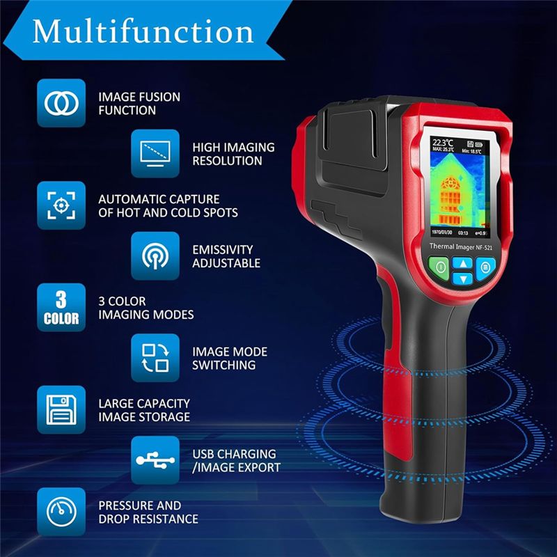 New Shown-NF-521 Thermal Camer - Nf 521 Thermal Imaging Camera ulasan dan harga