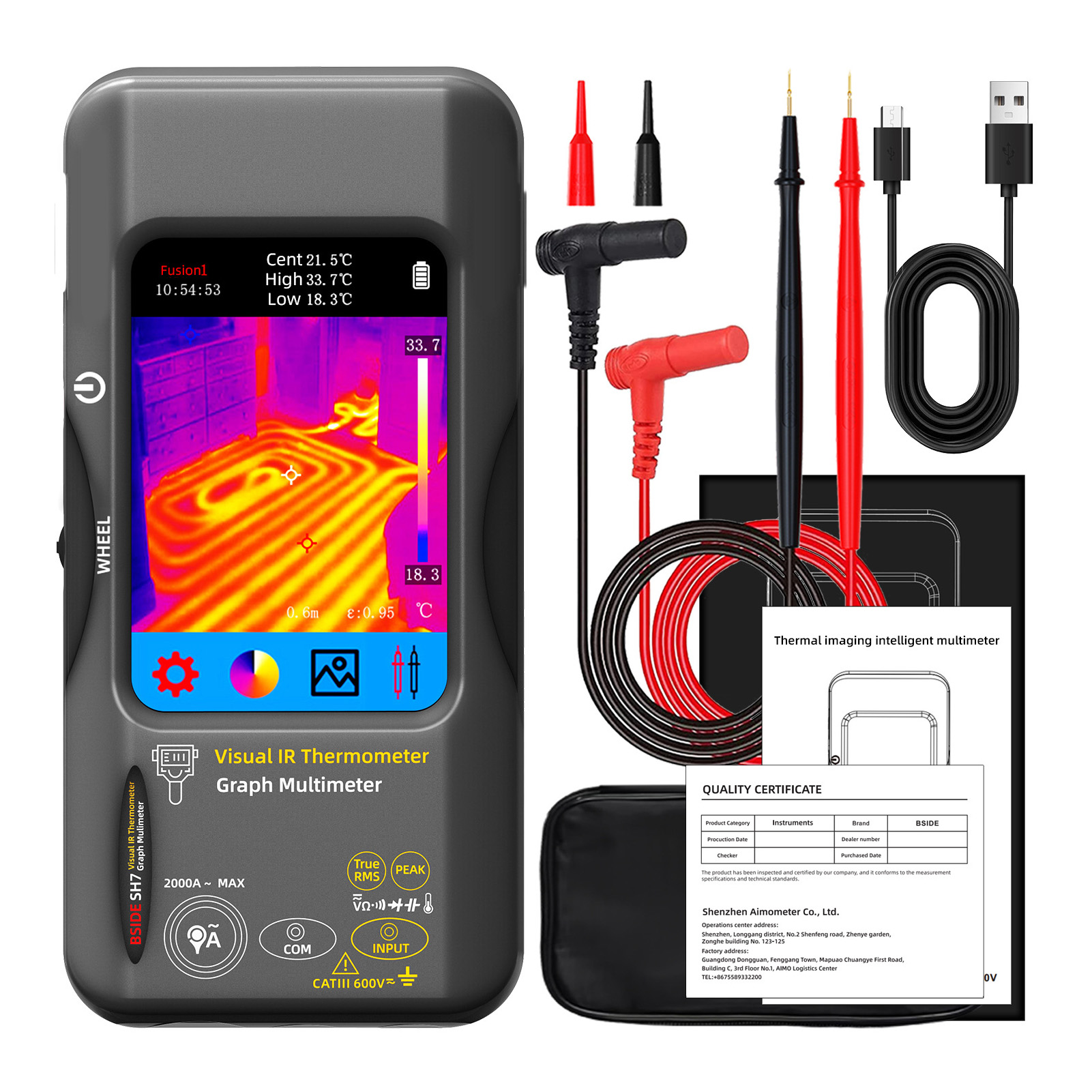 SH7 Touch Thermal Imaging Mult - Nf 521 Thermal Imaging Camera ulasan dan harga