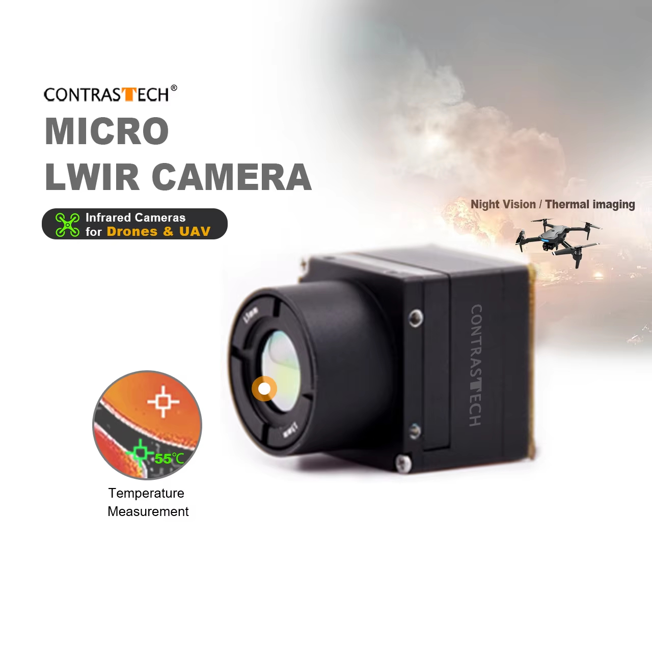 640x512 LWIR Shutterless Radio - Thermal Module 640X512 Core ulasan dan harga