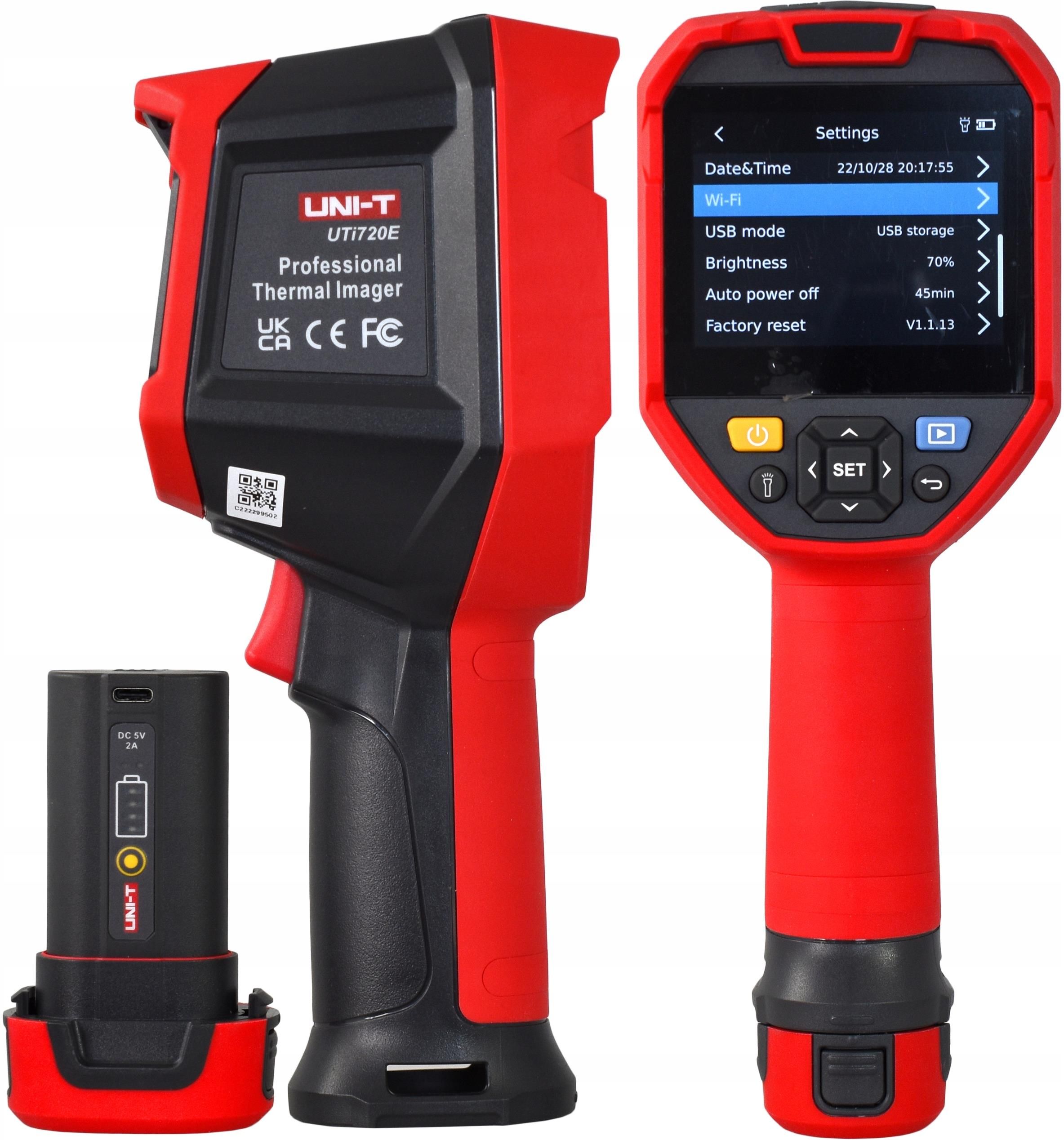 UNI-T UTi720E WiFi Thermal Cam - Thermal Imaging Camera 256X192 ulasan dan harga